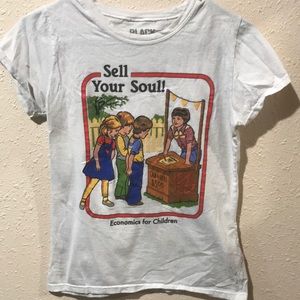 A Black Matter funny economics t-shirt. White. size L.